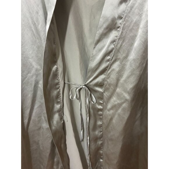 Vintage Victorian Secret Satin & Lace Chemise Nightgown Slip Dress w Spaghetti S - Picture 4 of 16